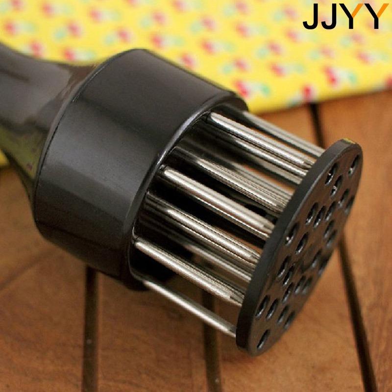2Counts/Set Stainless Steel Dual-Head Tenderizer Needle, Non-Slip Handle, Efficient Meat Processing Tool, Kitchen Accessories, BBQ Camping Durable Set