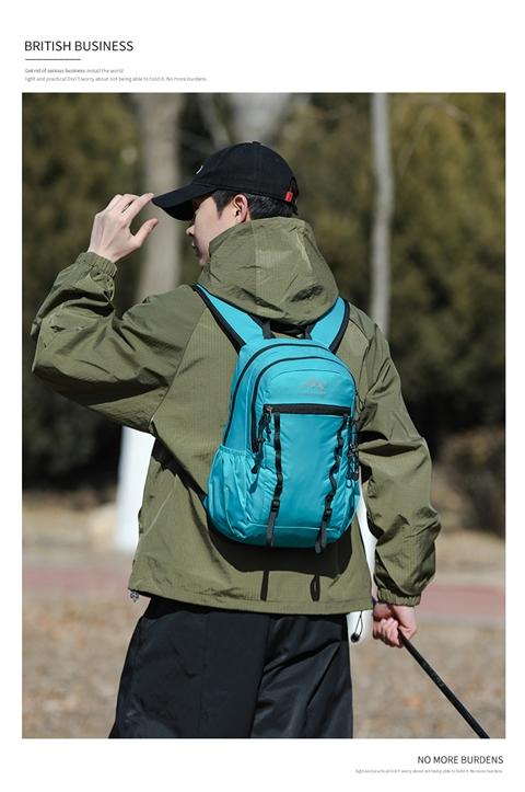 Lightweight Outdoor Folding Backpack, Portable and Storable, Unisex Hiking Travel Shoulder Bag, Lightweight Adventure Pack