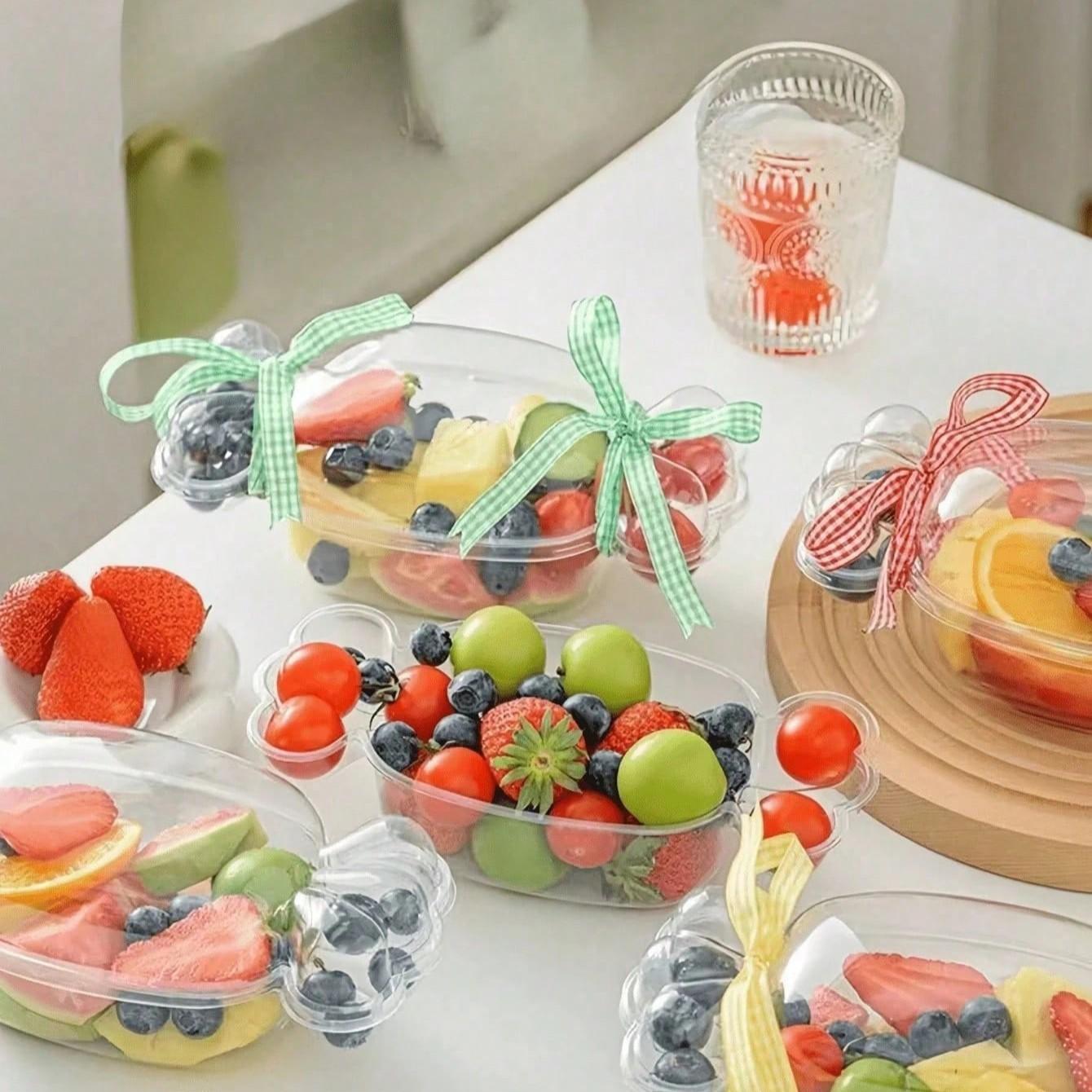 Candy Shape Cake Box with Lid, Transparent Style, Ideal for Birthday, Fruit Salad, Tiramisu, Party, Christmas, Wedding Decor