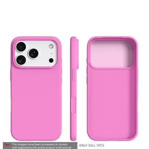 1 piece BASE MORE COVER luxury ultra-thin liquid silicone iPhone case for Apple mobile phones. Soft touch feel, soft edge wrapping, matte soft shell case. Skin-like texture. Naked phone case. Suitable for Apple iPhone 17 Pro Max/16/15/14/13 Pro Max Plus.