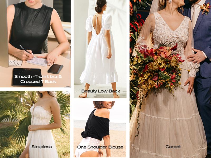 Wingslove Women's Solid Color Detachable Straps Comfort Full Figure Underwire Basic Bra