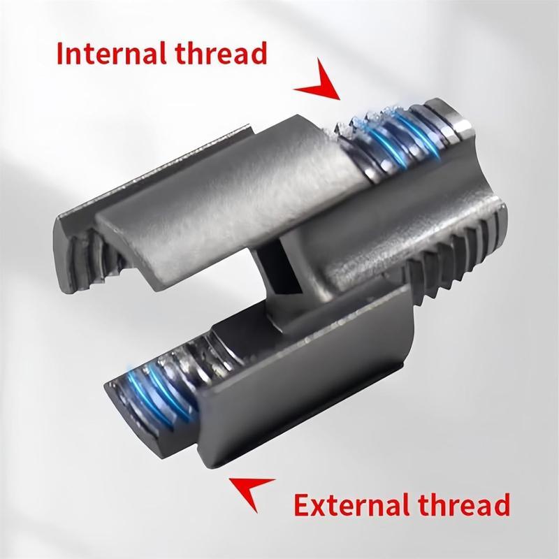 1/2'' 3/4'' PVC Pipe Thread Cutting Tool Integrated Internal & External Pipe Threading Tool Upgrade Pipe Thread Cutting Tool for Plumbing DIY Repairs