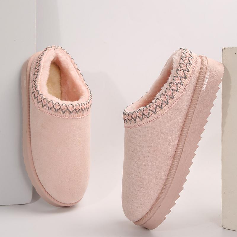 Women's Platform Slippers and Ankle Boots with Slip-On Soles Warm and Comfy House Shoes for Cold Weather Women's Platform Slippers and Ankle Boots with Slip-On Soles Warm and Comfy House Shoes for Cold Weather