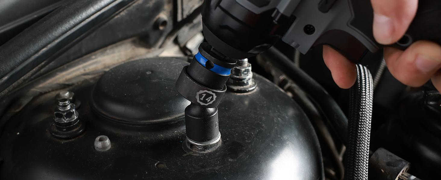 #JumpstartSale DURATECH 3/8" Drive Impact Universal Joint Socket Set, Swivel Socket Set, 16-Piece, Metric, 8-24MM, Cr-Mo Steel, Organized in EVA Foam Organizer #JumpstartSale DURATECH 3/8" Drive Impact Universal Joint Socket Set, Swivel Socket Set, 16-Piece, Metric, 8-24MM, Cr-Mo Steel, Organized in EVA Foam Organizer