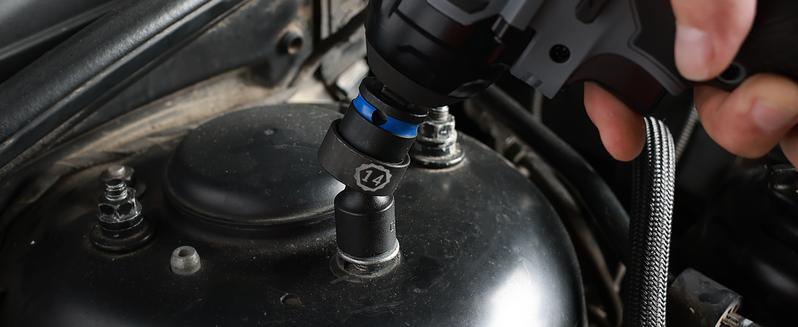 #JumpstartSale DURATECH 3/8" Drive Impact Universal Joint Socket Set, Swivel Socket Set, 16-Piece, Metric, 8-24MM, Cr-Mo Steel, Organized in EVA Foam Organizer