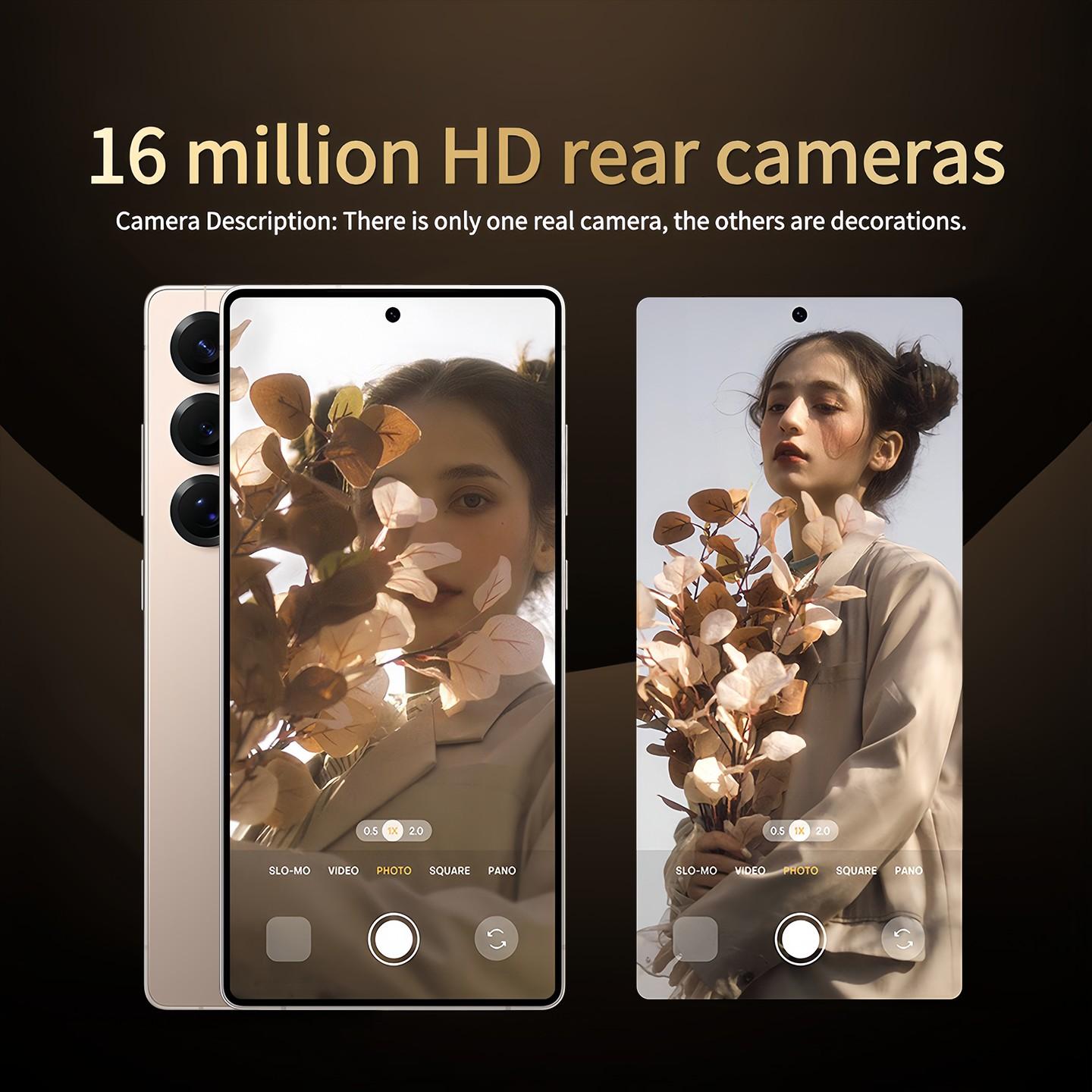 Dual SIM smart phone, 6.8-inch large screen, eight-core processor, 5+16MP high-definition pixels, equipped with hidden stylus, 4GB RAM + 32GB ROM, Cellphone, Cellphone Smartphone Camera