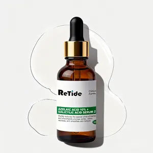 Retide Azelaic Acid 10% + Salicylic Acid 2% Face Serum for Acne & Red Marks – Pore Refining Treatment for Oily Skin, Helps Fade Post-Breakout Scars, Clarifying Serum for Smooth Skin 30ml
