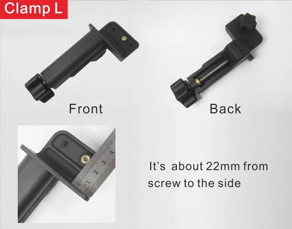 Clamp for Rotary Laser Detector, Rotating Laser Level Receiver Bracket Replacement, Essential Accessory for Precision Measurement Tools