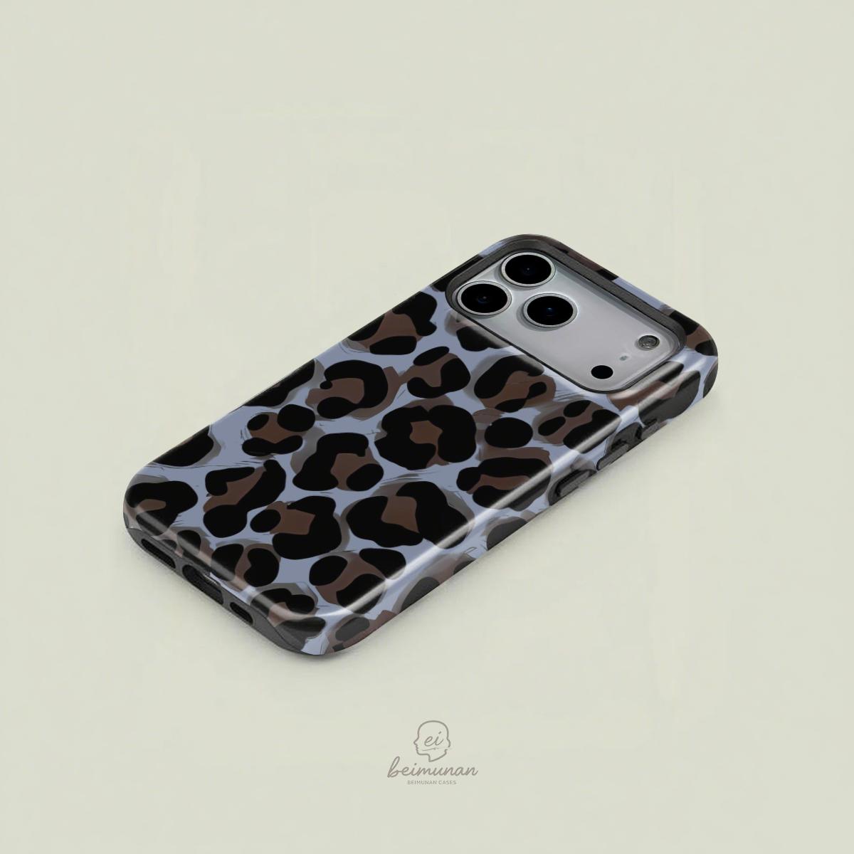 Grid Pattern Phone Case, Printed Shockproof Dual-Function Protective Cover, Mobile Accessories for iPhone X 11 12 13 14 15 16 17 Pro Max Galaxy S25 24 23 Ultra Protector Casing Cellphone Smartphone