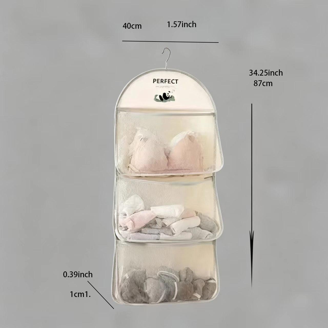 Wall-Mounted Storage Bag for Underwear, Panties, Socks, Ideal for Dorms and Home, Organizational Tool, Space-Saving Solution