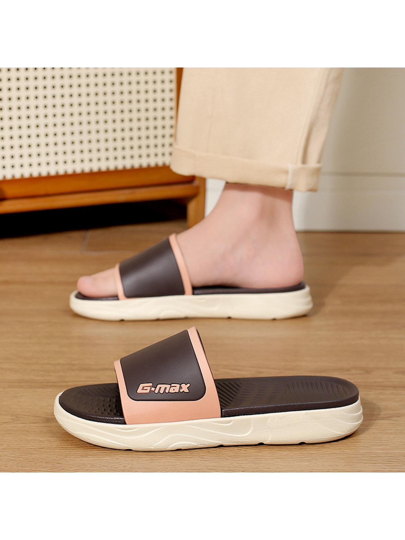 Men 's slippers, indoor and outdoor leisure slippers, outdoor leisure fashion beach slippers, color simple slippers