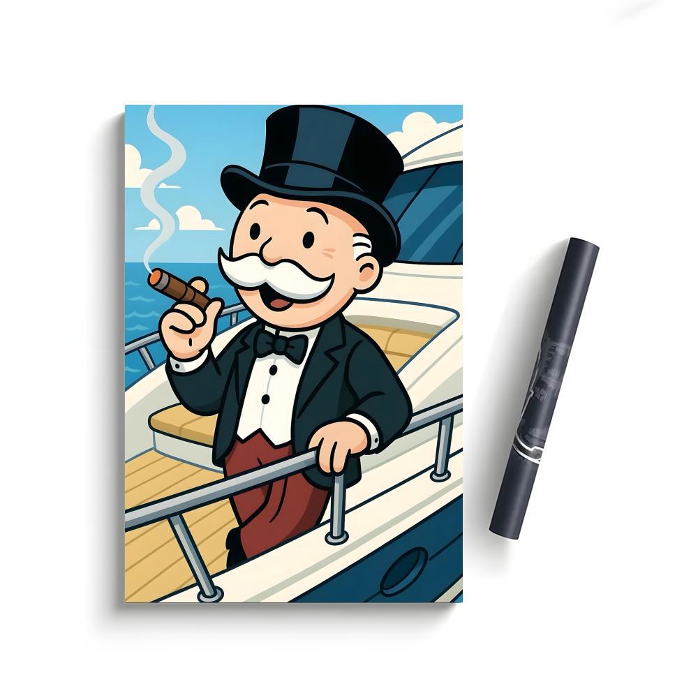 M-Monopoly M-Millionaire Money Poster Bedroom Home Decor Art Poster Perfect Gift for Family and Friends