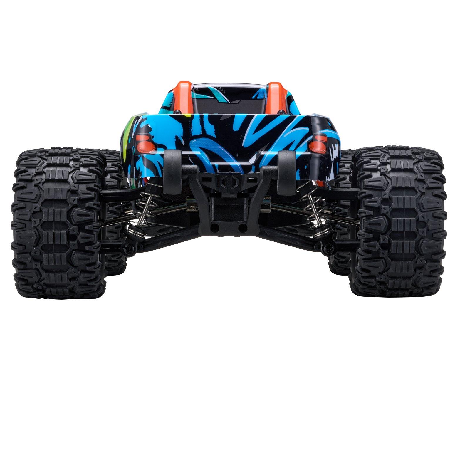 VEVOR Remote Control Car, 1: 14 Scale RC Car for Kids, All Terrain 4WD Off-Road Truck with 1 Extra Car Shell, 45 Wheelie Adjustable Speed, 42 km/h Hobby RC Car Toy, for 8+ Year Boys Girls