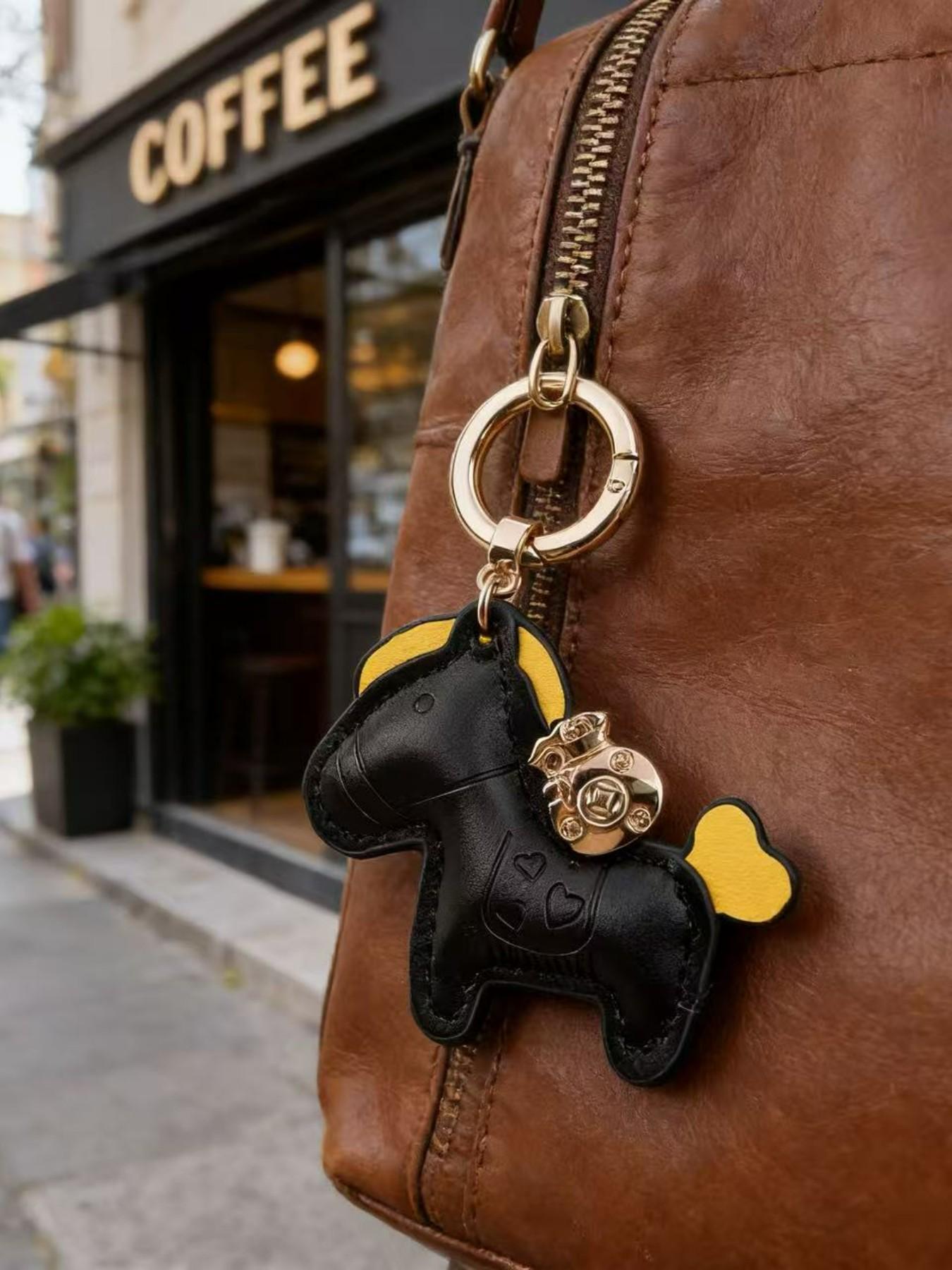 Lucky Horse Keychain "Get Rich Immediately" Cute Bag Charm for Women
