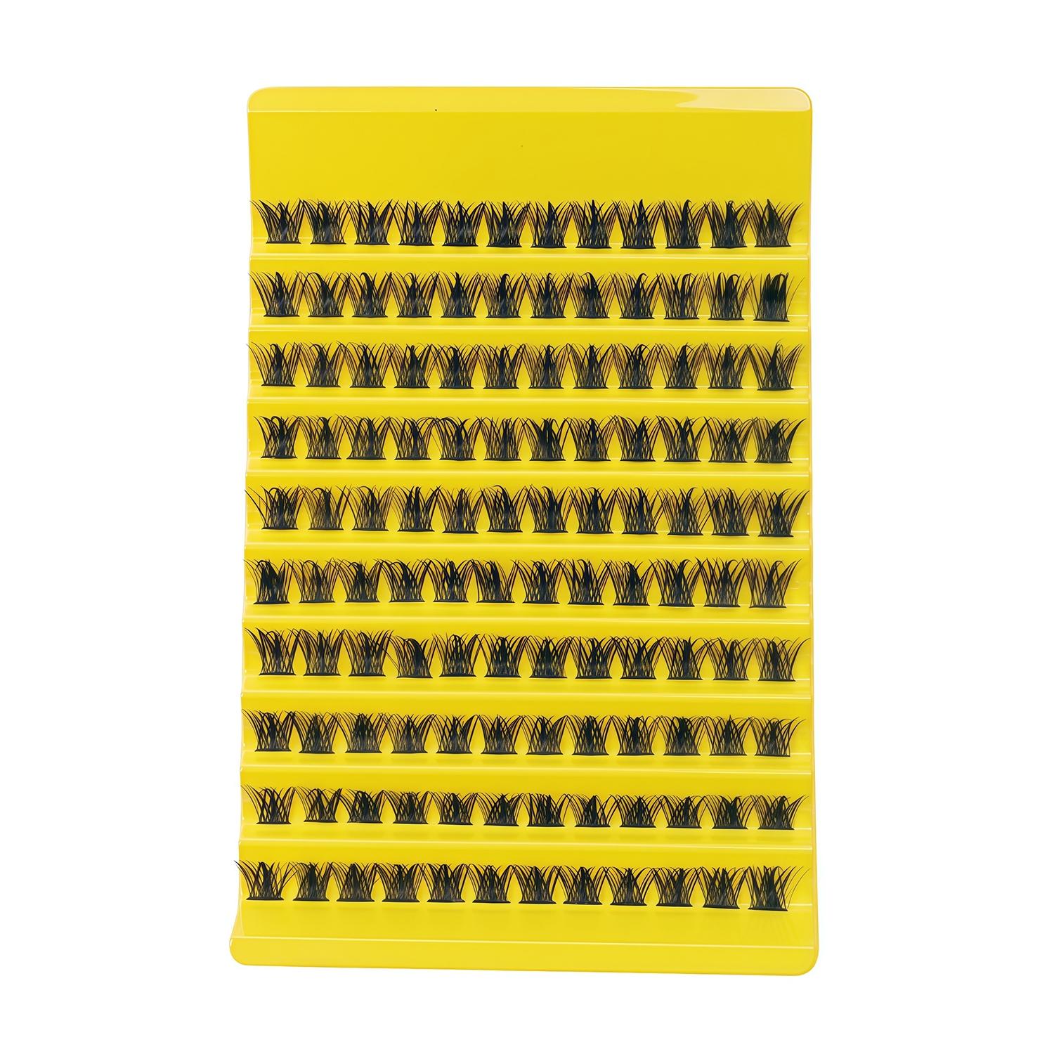 10 Row Bestselling False Eyelash Set, Clustered 40p Lashes, Dense and Curling, Perfect for Dramatic Eye Makeup, Easy Application