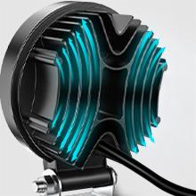 Nilight 2PCS 4.5 Inch 27W LED Light Bar Amber White Strobe 6 Modes Memory Function Off-Road Truck Car ATV SUV Cabin Boat with 16AWG Wiring Harness Kit-2 Leads