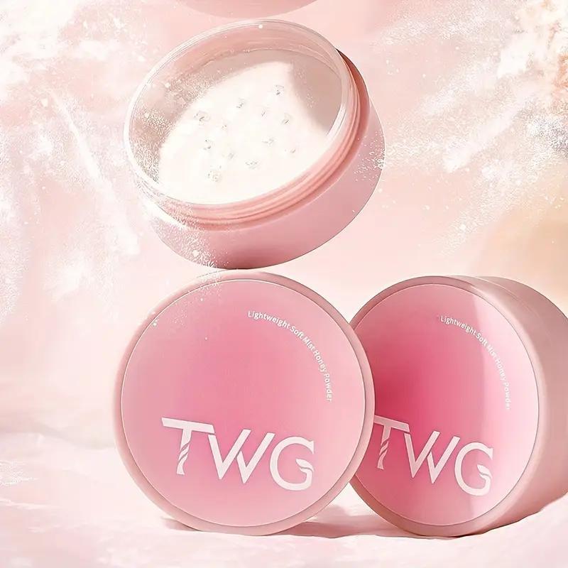 Perfect Makeup Oil Control Setting Powder, Lightweight Natural Medium Coverage, Sweat Resistant Loose Powder, Suitable for All Skin Types, Soft Mist Applicator, Lightweight Natural Look, Base Powder