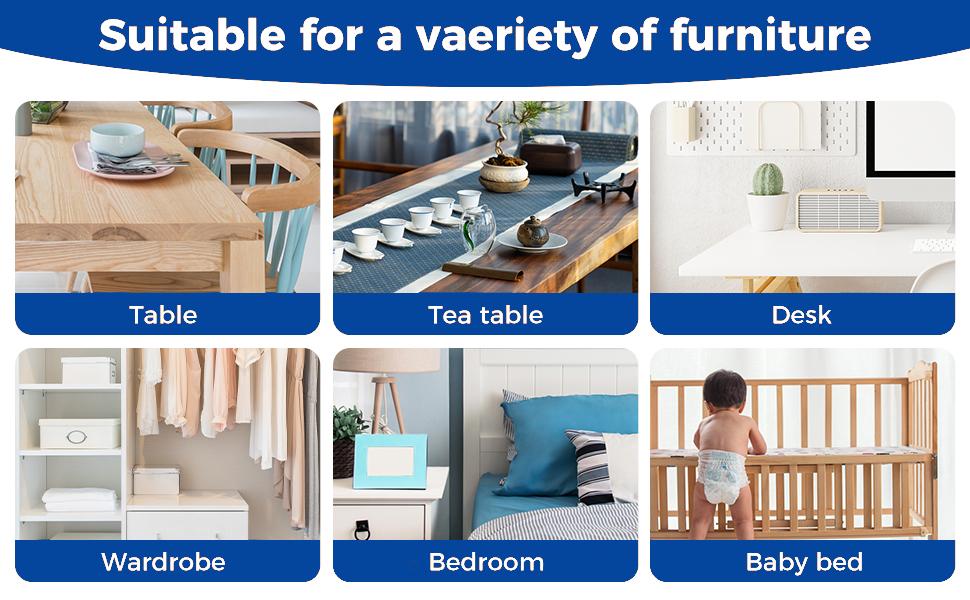 20 Pack Baby Corner Protector Clear Furniture Edge Guards for Baby Safety Proof Covers Table Desk Corner Protection Guards