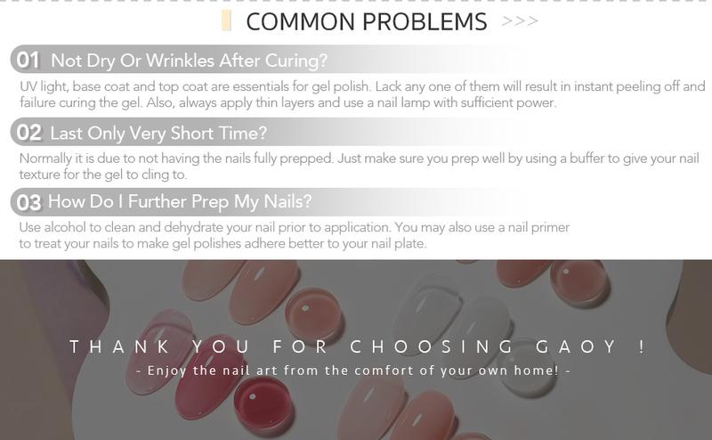 GAOY Rubber Base UV Gel Set, Jelly Builder Base Nail Gel Nude Sheer White Pink Christmas Gift Idea, 2-in-1 Soak Off Base Gel Nail Strengthener