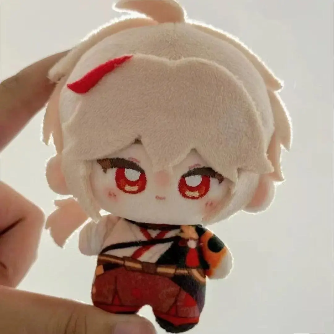 10cm Cute Genshin Impact Kaedehara Kazuha Plushie Stuffed Doll Decorative Backpack Pandents Keychain Doll Plush Toys Xmas Gifts