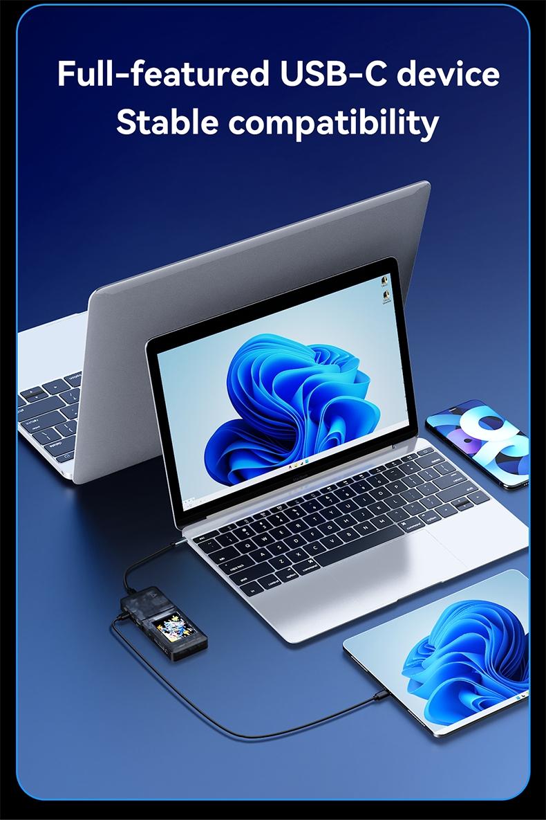 AJAZZ AKP01E Practical Expansion Dock 8-in-1 Desktop Assistant Office ...