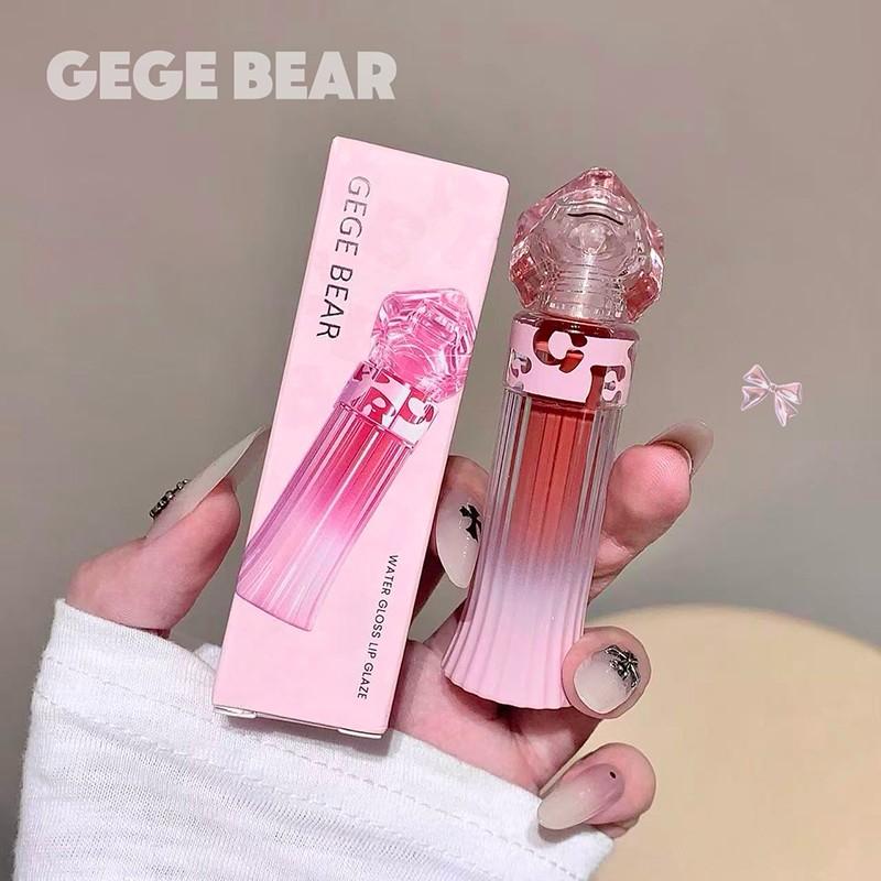 Mirror Finish Water Lip Gloss, Cute Packaging, 6 Colors Moisturizing Lips, Waterproof Long-Lasting, Ideal Valentine Gift for Women