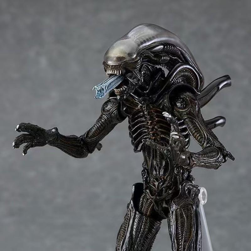 Figma Sp-108 Alien Figure, Articulating Figurines, Ryoichi Ikegami Version Collectible Model, Poseable Handheld Toy, Anime Character Display Piece