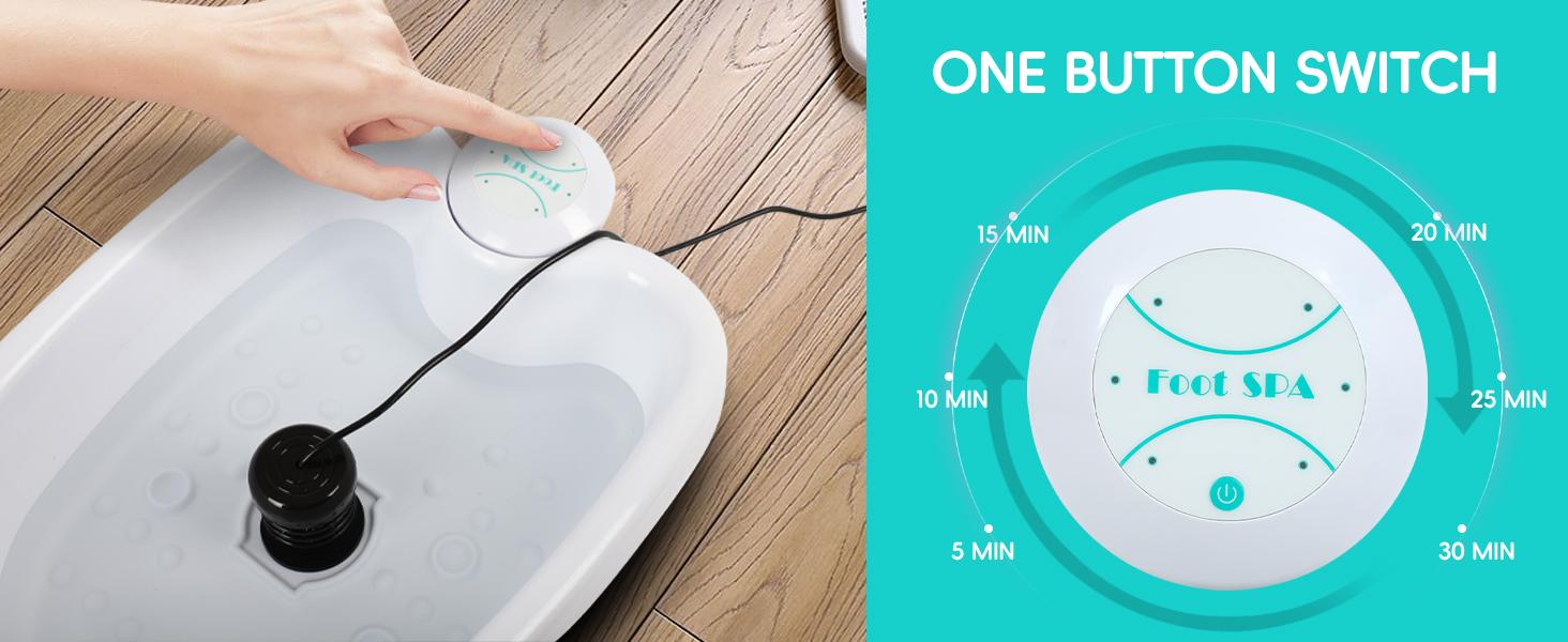 Ionic Foot Bath Detox Machine - Professional Foot Detox Spa，Home Portable Foot Detox Machine with 2 Arrays，50 Foot Soaking Bags，1 Small Spoon，Improve Sleep/Relieve Stress/Detox Cleanse Basin Container Bathroom footcallusremover