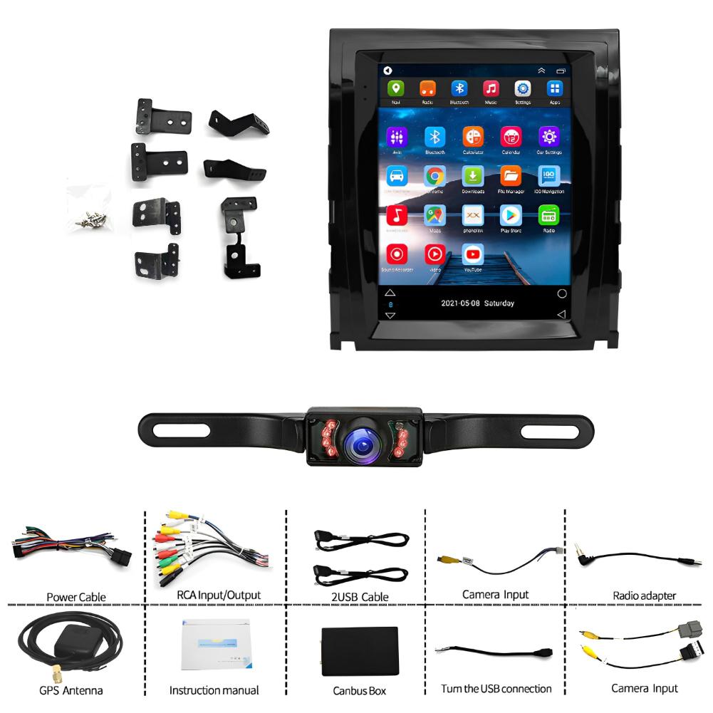 9.7" Car Stereo for 2007-2014 Cadillac Escalade/SLS – with Wireless CarPlay screen , Android Auto, 2+32GB, GPS, Long License Plate Camera 9.7" Car Stereo for 2007-2014 Cadillac Escalade/SLS – with Wireless CarPlay screen , Android Auto, 2+32GB, GPS, Long License Plate Camera
