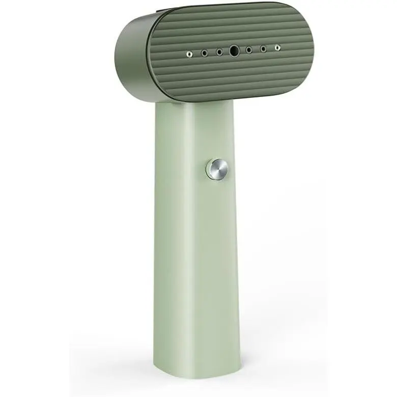 G6 Steamer for Clothes Portable 2-in-1 Travel Steamer Iron for Clothes, Just 0.7lbs Lightly, 10 Minutes of Continuous Steam, 900W Light Steamer for travel and home (green)