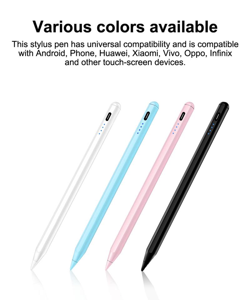 Stylus Pen for Android Tablets & Mobile Phones.Not compatible with iPad. Touch Pen for iPhone Tablet. Capacitive Pen for XIAOMI HUAWEI White Smartphone