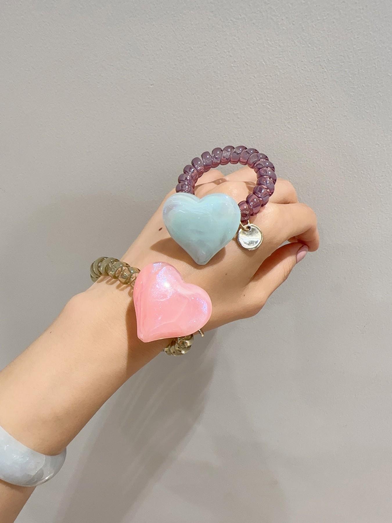 1 Piece Cute Hair Elastic Band for Women, High Stretch Durable Hair Tie, Simple New Design, Versatile Head Accessory, All Seasons