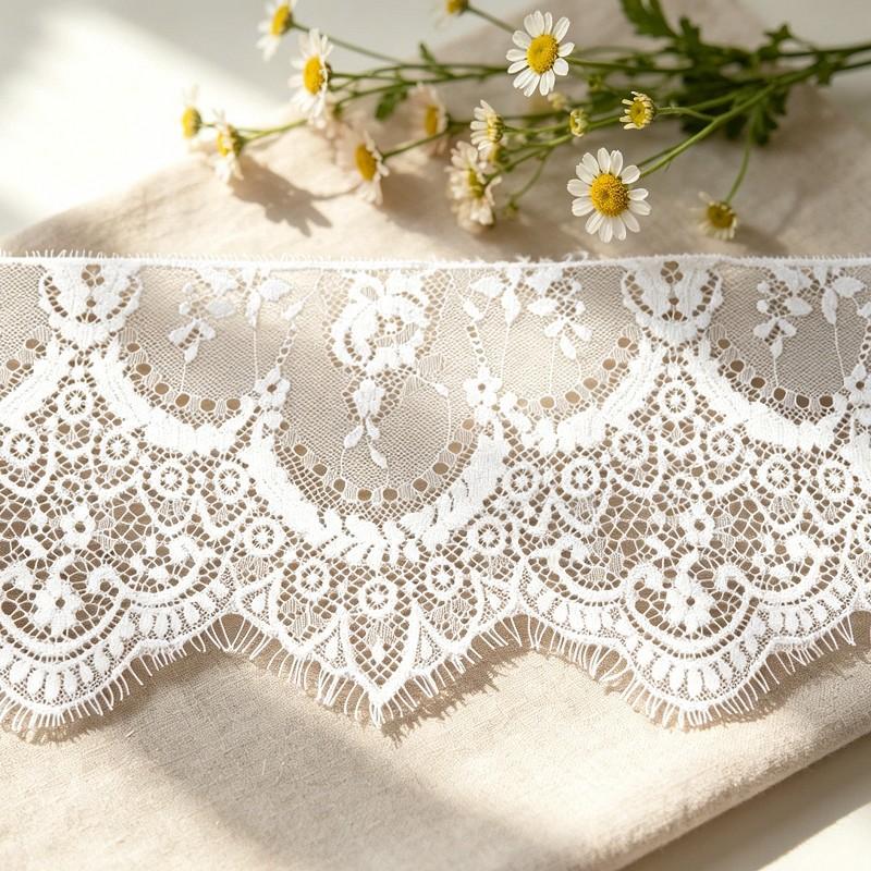 3m Pack, 16cm Width, Lash Trim, Cutout Lace, Sewing Supplies, DIY Accessories, Home Curtains, Skirts, Wedding Decorations