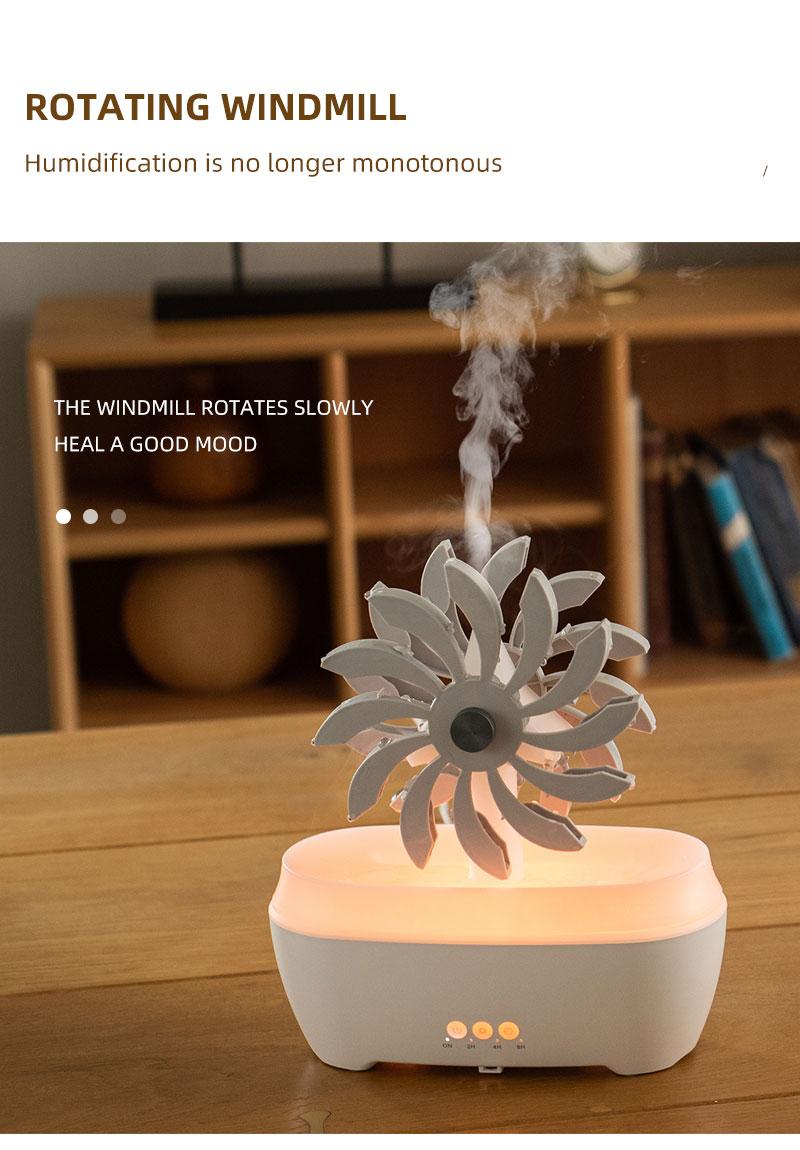 Aromatherapy Machine Desktop Essential Oil Diffuser with Remote Control, Water Drop Humidifier, Large Fog Feature, Three Speed Timing Aromatic