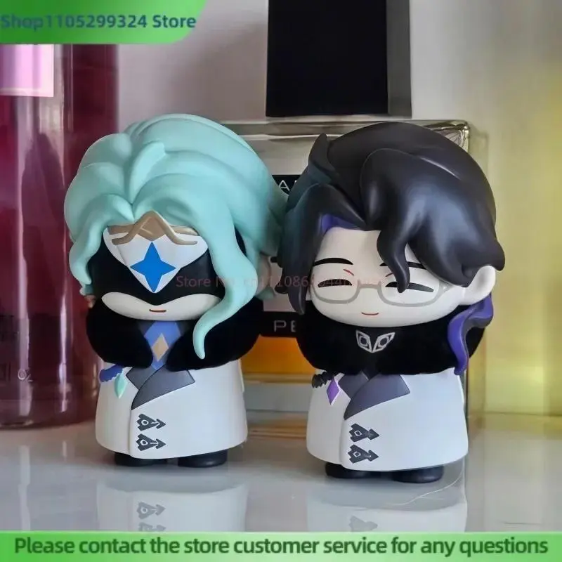 Mihoyo Genshin Impact Fatui Harbinger Q Version Series Blind Box Desktop Decoration Game Merchandise Mystery Box Surprise Gifts