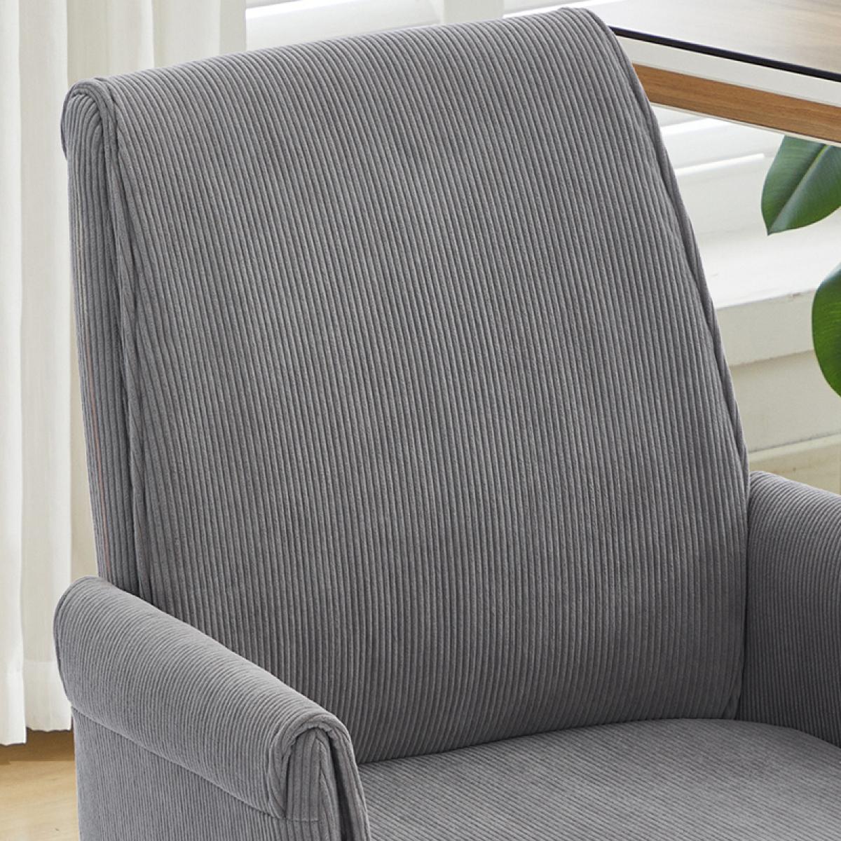 AobtkelMid-back liftable office chair, striped fabric, and ergonomically designed, is an excellent choice for working, studying or relaxing. The mid-back design provides a better sitting experience.Gray