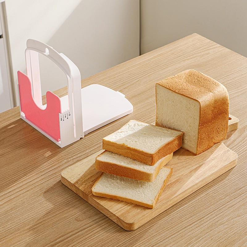 Bread Slicer Toast Mold Kitchen Tool, Kitchen Utensils, Bread Cutter Baking Machine Slicing Rack, Essential Bakery Equipment for Home Use