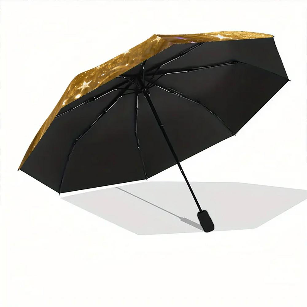 Unicorn Automatic Umbrella with Glowing Pattern, Durable Foldable Design, Ideal for Commuting & Daily Use, Perfect Gift