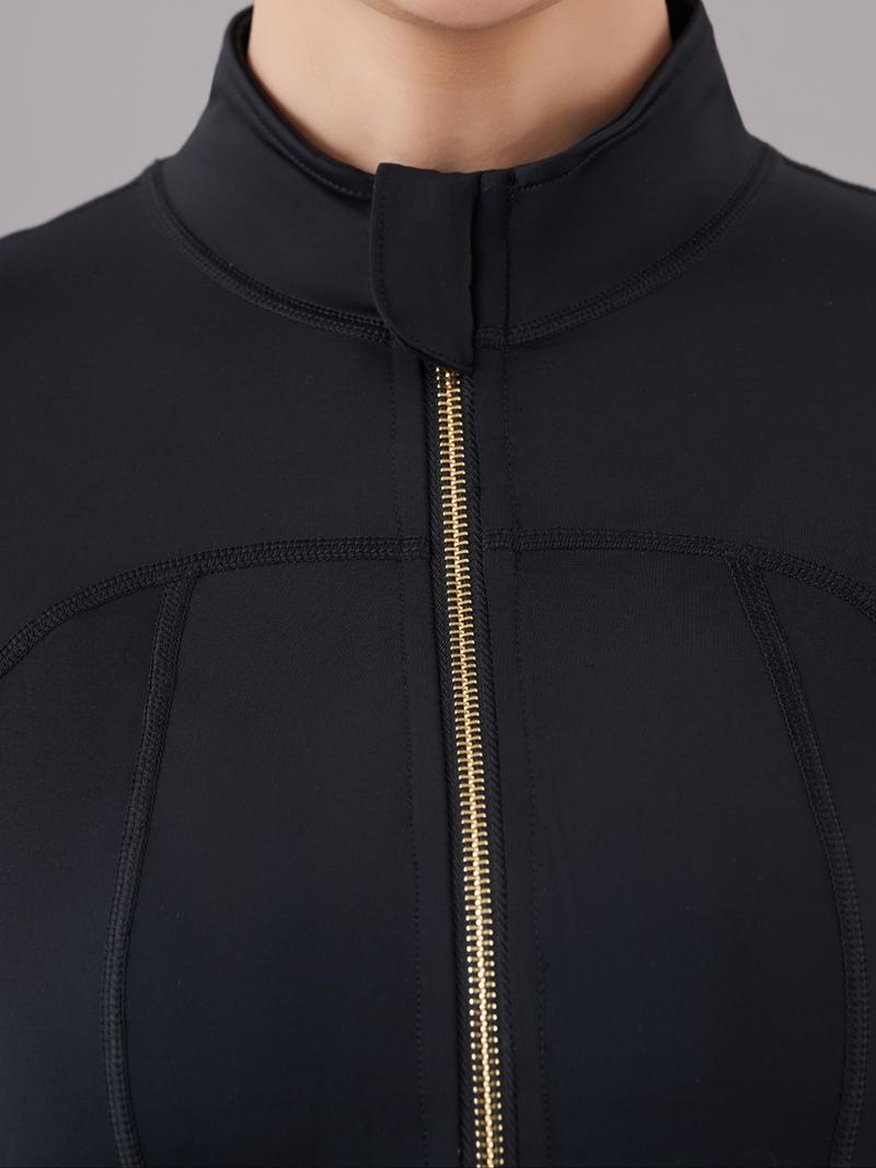 Women's Solid Zip Up Jacket & High Waist Leggings Tracksuit Set, Sporty Breathable Comfy Outfits for Yoga Gym Workout Running, Ladies Sportswear for All Seasons, Athletic Sportswear, Sports Clothing Set Women's Solid Zip Up Jacket & High Waist Leggings Tracksuit Set, Sporty Breathable Comfy Outfits for Yoga Gym Workout Running, Ladies Sportswear for All Seasons, Athletic Sportswear, Sports Clothing Set