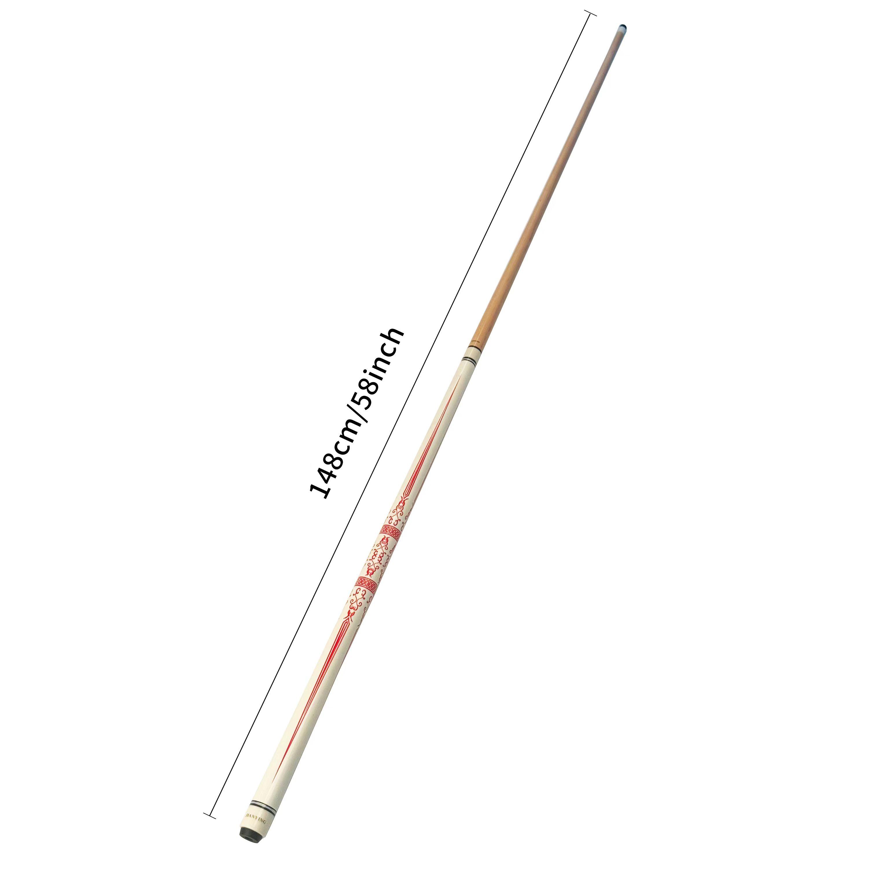 Premium  Billiards Cue Set With Leather Case, 1/2 Split, 12.5mm Tip, 18-20oz Weight, 58 inches Length, Perfect for Professional and Recreational Player.