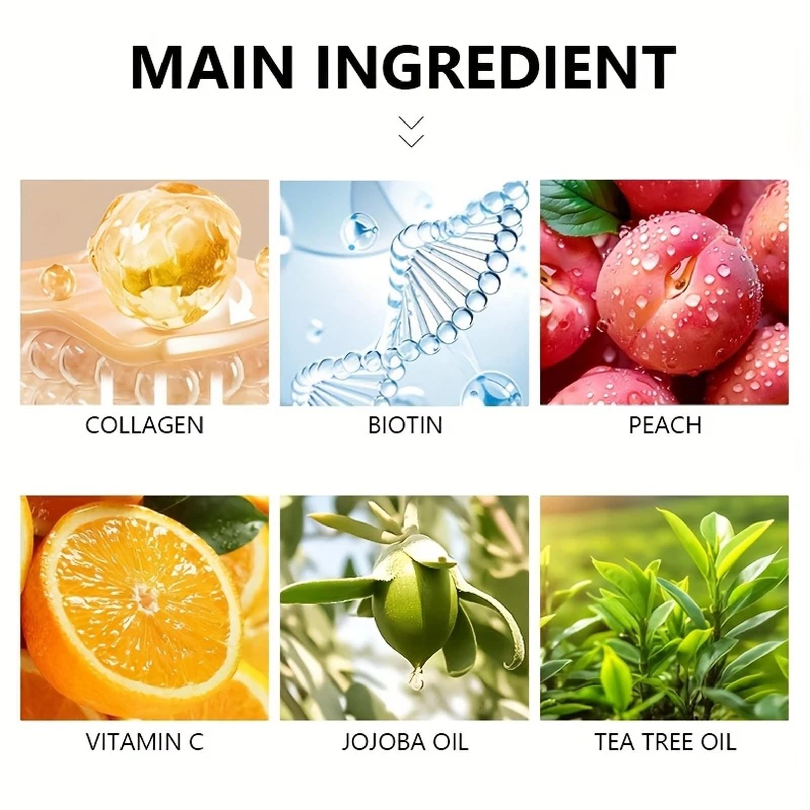 60g Collagen Biotin Day & Night Mask, Rich Collagen Essence, Moisturizing Smooth Skin, Hydrating Facial Care, Face Mask for All-Day Moisture