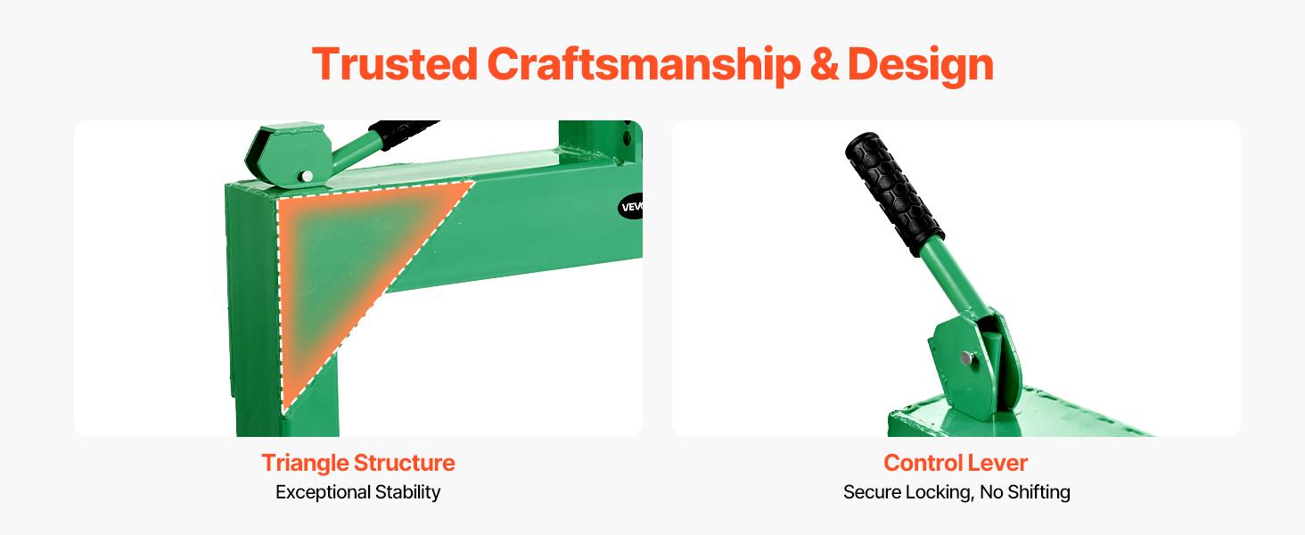 VEVOR 3-Point Quick Hitch, 4000 Lbs Lift Capacity, 3-Pt Trailer Hitch with 5 Level Adjustable Bolt, Adaptation to Category 2 Tractor, Heavy Duty 3 Point Attachments, Green