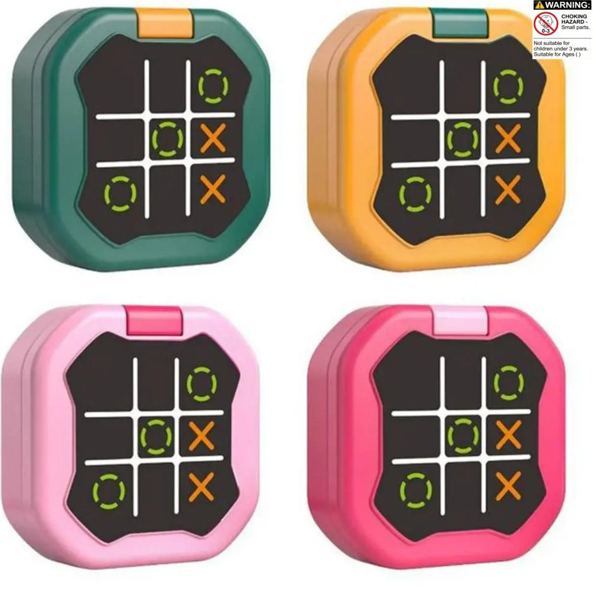 Electronic Tic-Tac-Toe Game, 9-in-1 Handheld Digital Puzzle Toy with Board, Tabletop Games, Portable Travel Brain Teaser Gift for Kids & Adults, Handheld Game Console Electronic Tic-Tac-Toe Game, 9-in-1 Handheld Digital Puzzle Toy with Board, Tabletop Games, Portable Travel Brain Teaser Gift for Kids & Adults, Handheld Game Console