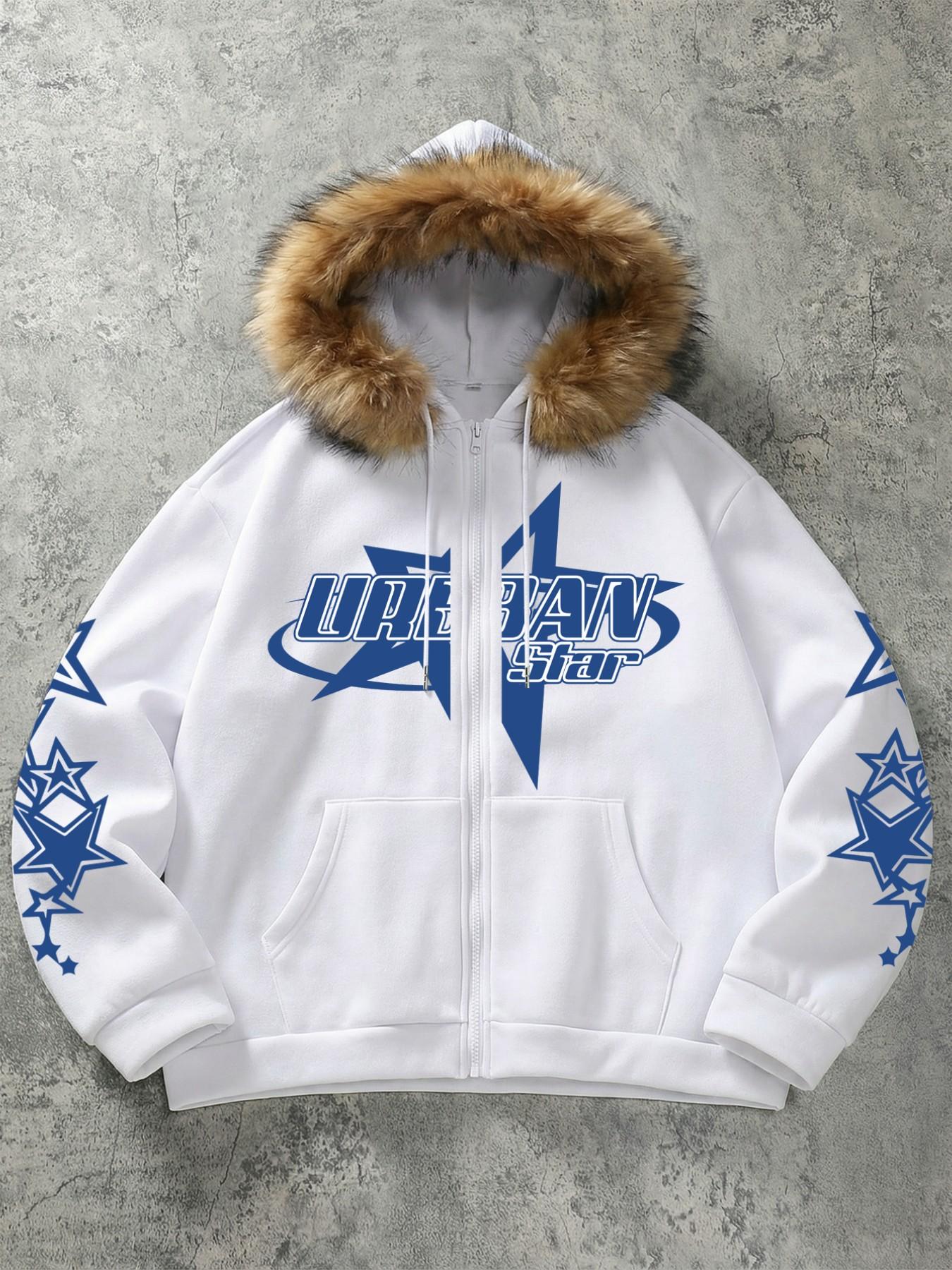 Y2K Cybercore Star Graphic Full Zip Hoodie - Unisex American