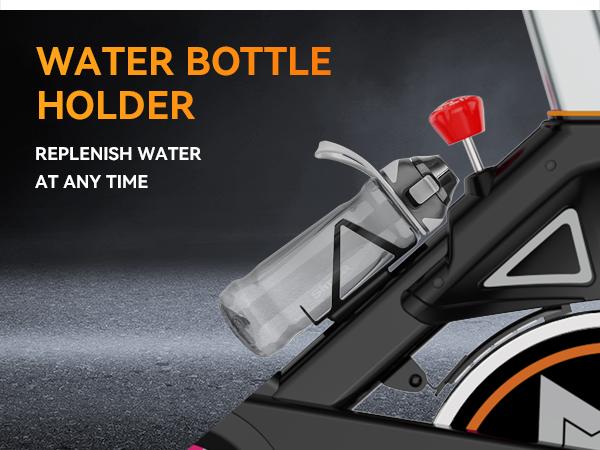 Pooboo Exercise Bike, Magnetic Indoor Cycling Bike, Home Gym Stationary Bike with Bluetooth, Comfort Seat and Ipad Holder, Silent Belt Drive