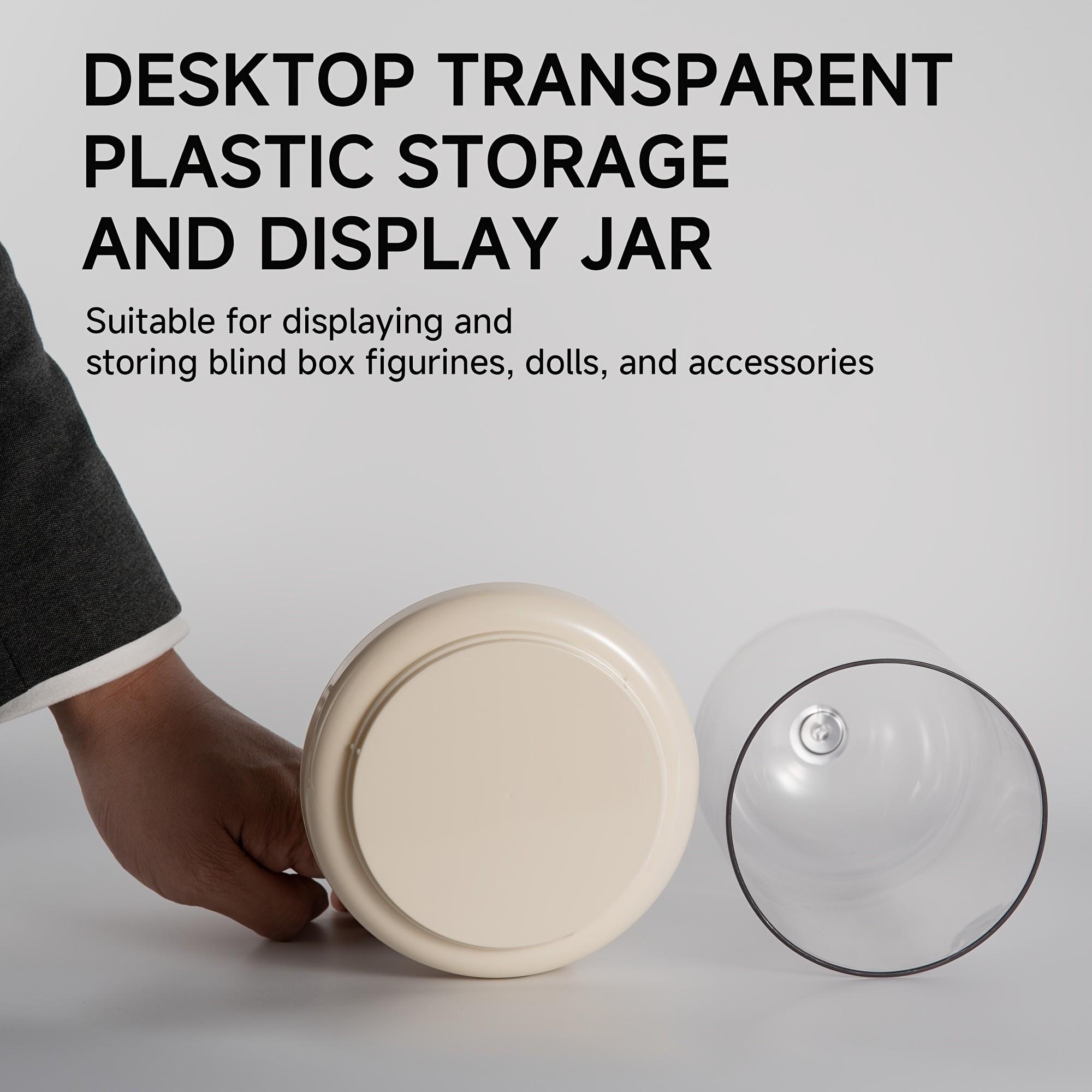 Handheld Display Case, Transparent Plastic Storage Box, Dustproof Waterproof Organizer, Ideal for Collectibles, Collectible Figurines & Decorative Items, Cute Collectible Figurines