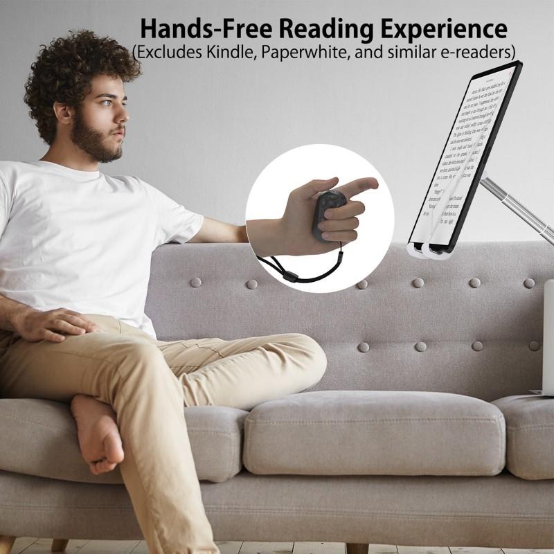 Bluetooth-compatible Remote Control for Short Videos, Page Turning, Volume Control, Camera Shutter, Multi-System Hands-Free Phone Handle, 2026 Upgrade Version