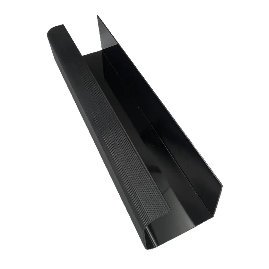 1pc Under Desk PVC Cable Management Tray, Adhesive No Drill Damage-Free Wire Organizer,Large Capacity Sturdy PVC Cable Holder for Office,Home Office & Standing Workstations,Cable Management Tray,Black,40cm/15.7in
