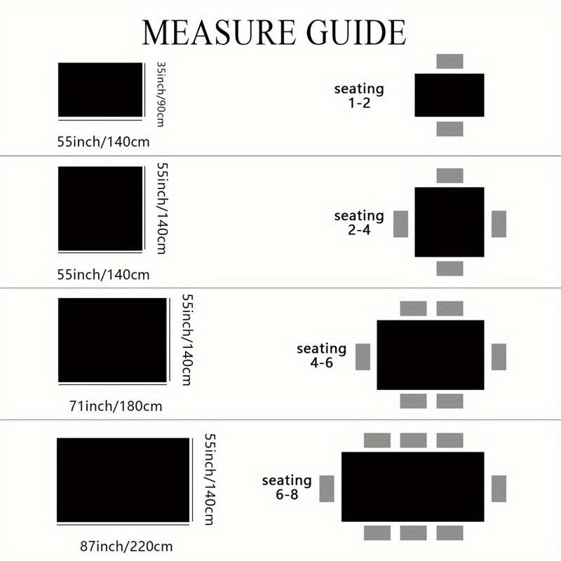 1pc Chic Coffee and Text Design Tablecloth - Rectangular Polyester Tablecloth, Easy to Clean, for Parties, Dining Decor and Outdoor Use, Picnic Table Cover