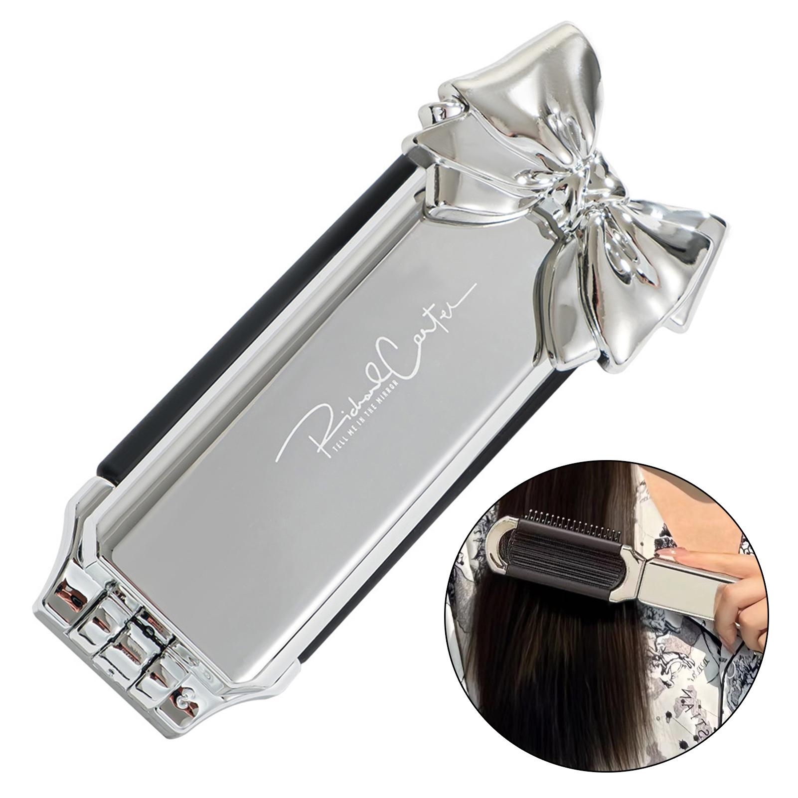 Folding Mini Hair Combs with Mirror For Travel hair styling tools Cartoon Hairbrush Head Massage Anti-Static Brushes mirrors